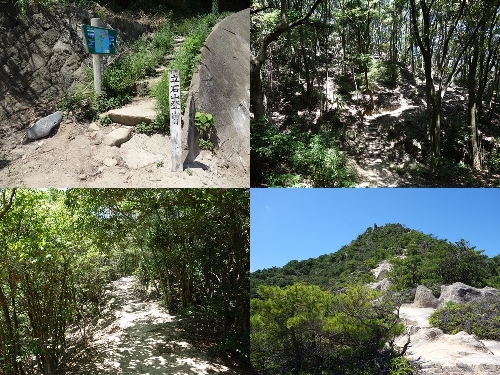 登山口と登山道